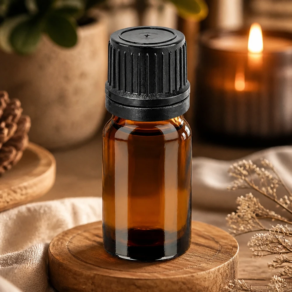 5ml Tropfflasche 1mm schwarz Originalitätsverschluss BrownLine UT18/5 Hochwertige 5ml Glasflasche mit Tropfeinsatz perfekt für Reise und unterwegs Aromatherapie