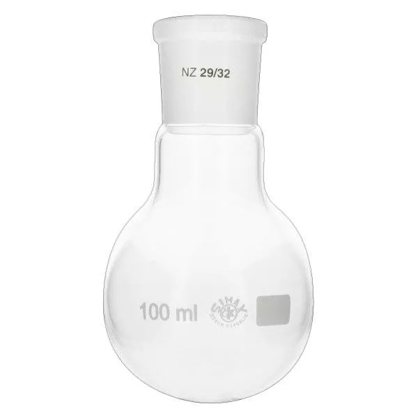 Rundkolben 100ml mit Normschliff (29/32) Rundkolben 100ml mit Normschliff (29/32)