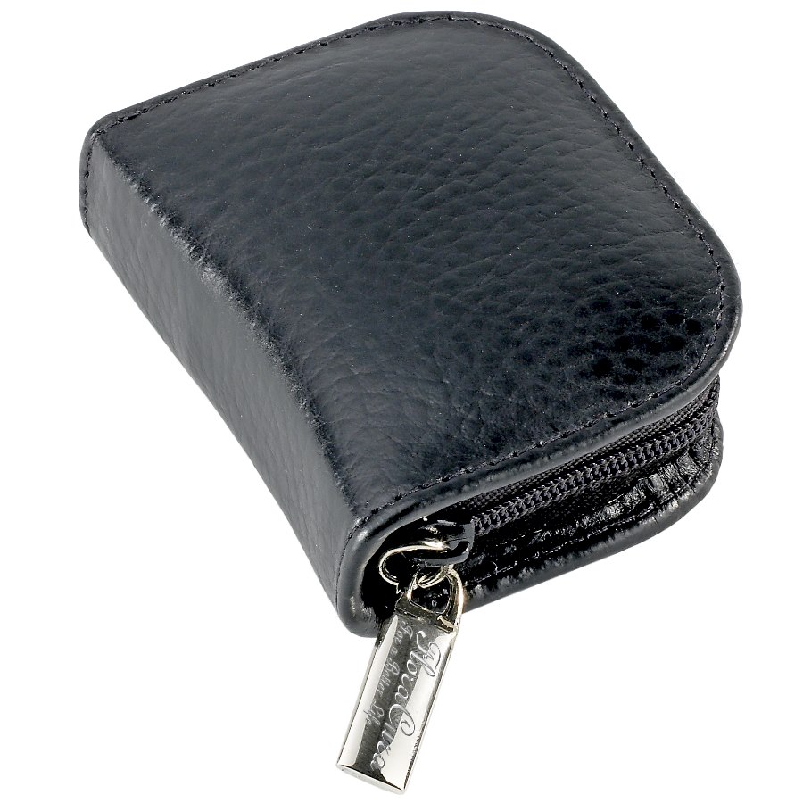 Lederetui schwarz für 10 Gläser ø 8-10mm FloraCura