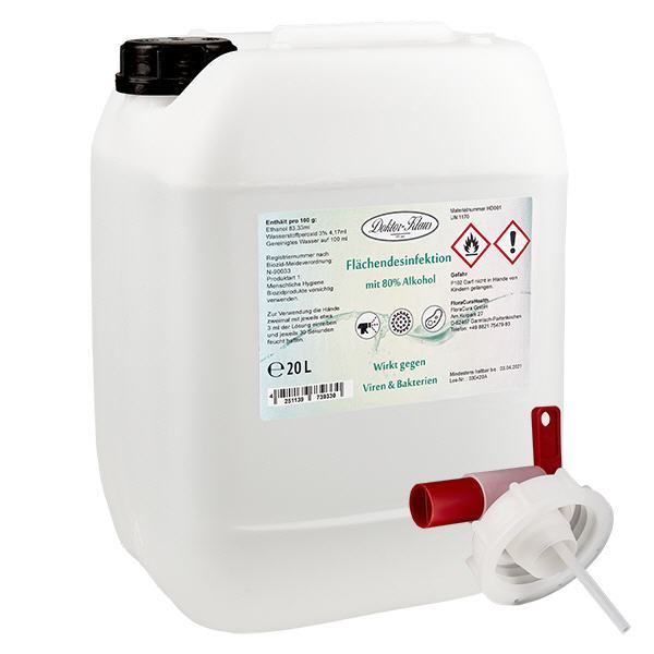 Ricarica per la disinfezione delle superfici 20L Doktor-Klaus Ricarica per la disinfezione delle superfici 20L Doktor-Klaus