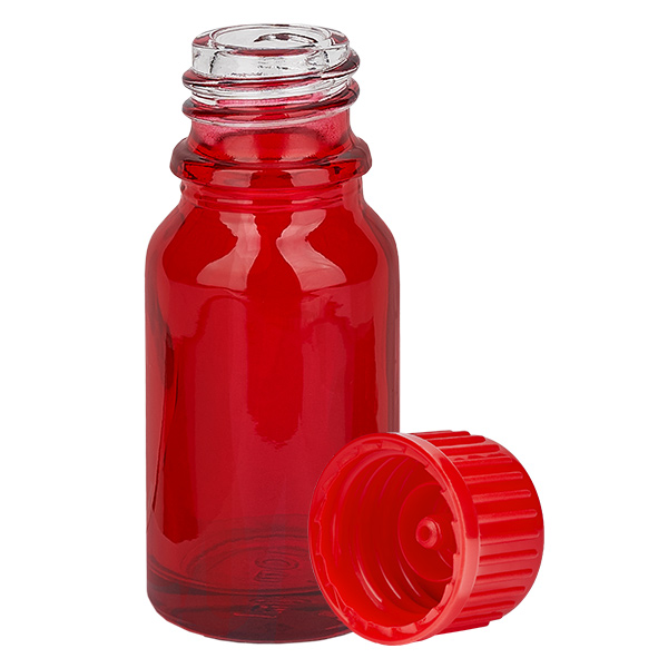 10ml Flasche 11mm Schraubverschluss rot Standard RedLine UT18/10
