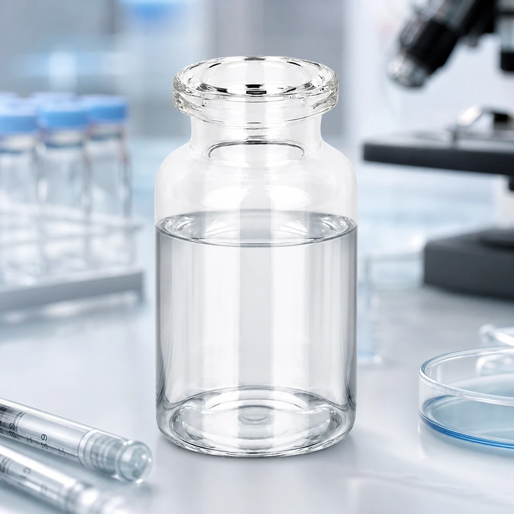 Injektionsflasche Klarglas 10ml Hochreines Klarglas Fläschchen 10ml mit glänzender Oberfläche für pharmazeutische Abfüllprozesse