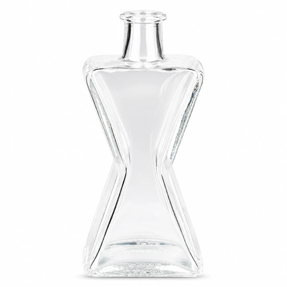 200ml Glasflasche "Star" ohne Verschluss UNiTWIST 200ml Glasflasche Star transparent ohne Verschluss UNiTWIST Parfümflasche mit elegantem Design