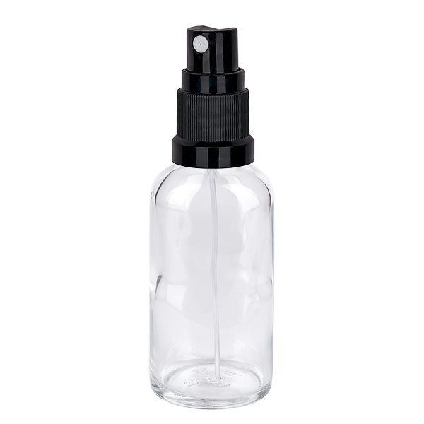 Flacone spray da 50 ml nero STD ClearLine UT18/50 Flacone spray da 50 ml nero STD ClearLine UT18/50