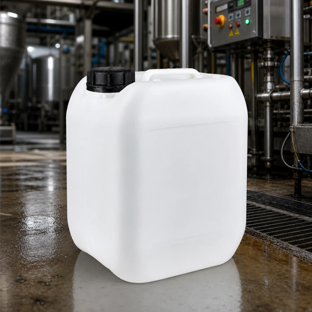 Kanister 5 Liter mit Schraubverschluss Originalitätsverschluss Naturweißer 5L Kunststoffbehälter mit auslaufsicherem Schraubverschluss OV