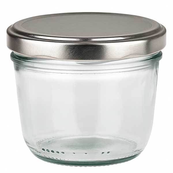 230ml Sturzglas mit BasicSeal Deckel silber UNiTWIST