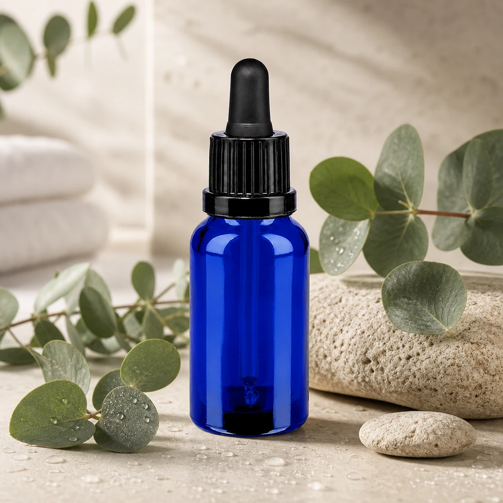 Flacone BlueLine da 20 ml con robusto sistema di chiusura UT18/20 per una conservazione sicura