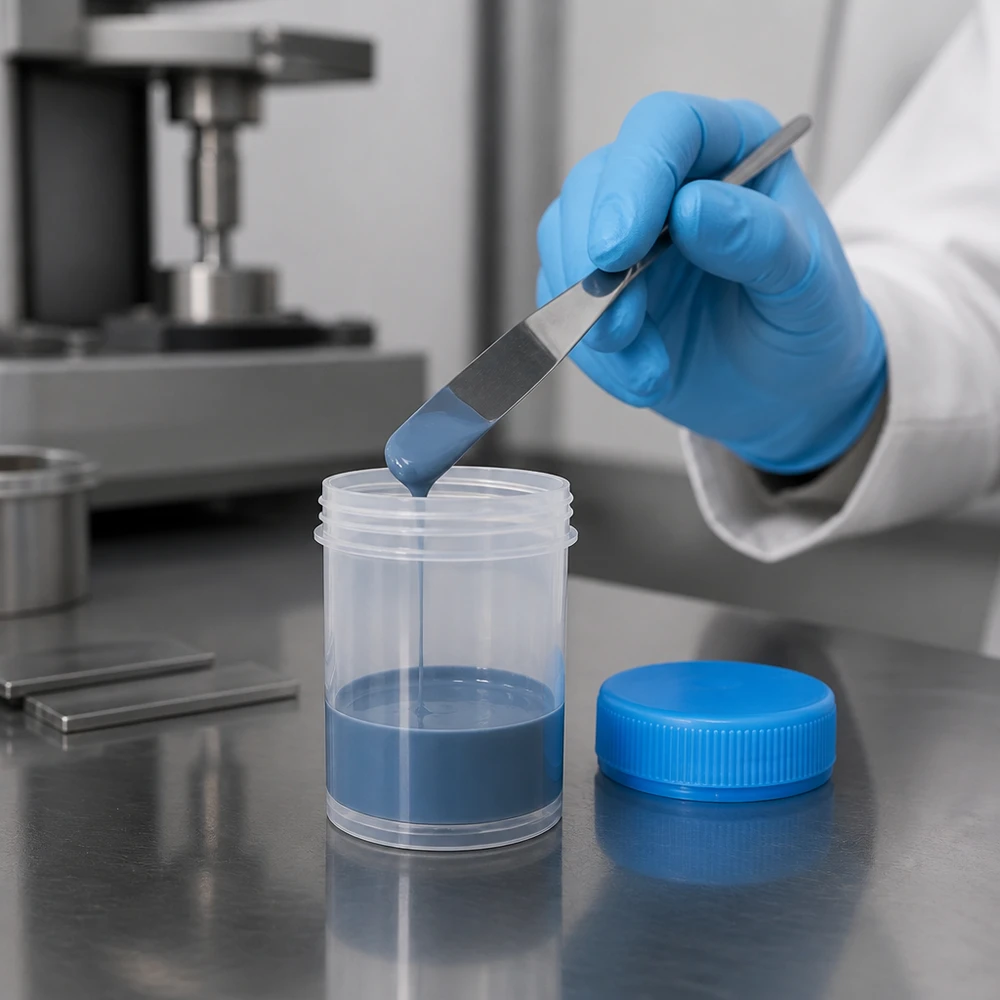 Pot en plastique multiusage de 35 ml Prélèvement stérile à l'aide d'une pince dans un récipient de prélèvement transparent de 35 ml, en milieu de laboratoire