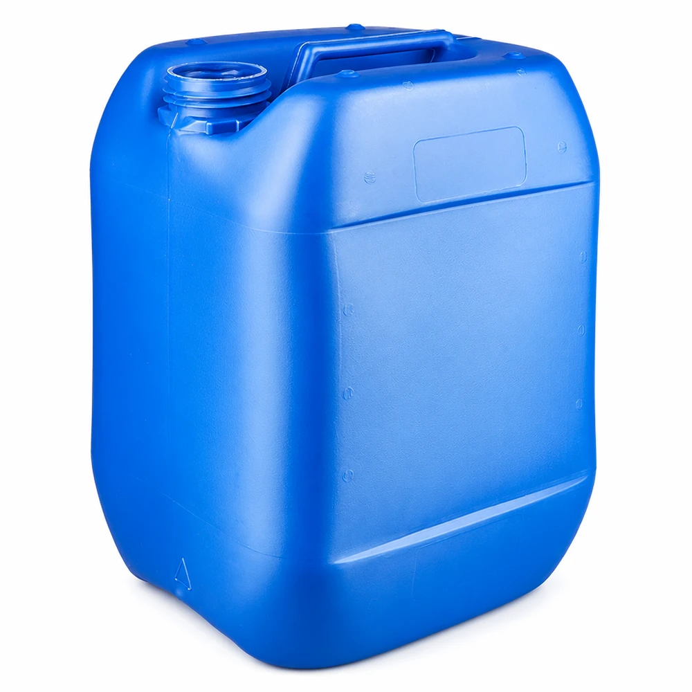 Kanister 10 Liter blau ohne Verschluss Blauer 10 Liter Hobbock Kanister ohne Deckel mit seitlichem Ausguss