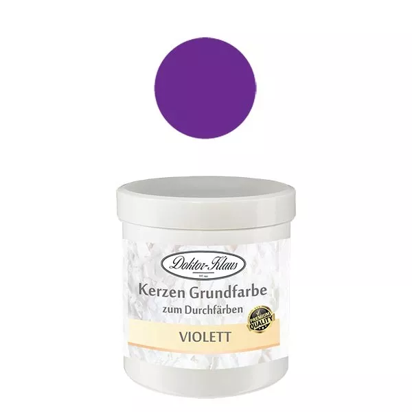 Doctor-Klaus couleur de base pour bougies violet, 7gr, en boîte