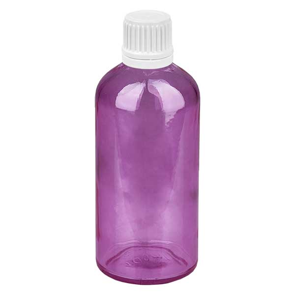 100ml Tropfflasche 0.7mm weiss Originalität Schraubverschlusserschluss  PurpleLine UT18/100