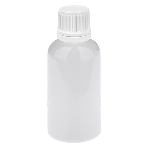 Flacone da 30 ml Tappo a vite da 11 mm bianco Tappo di sicurezza WhiteLine UT18/30 Flacone da 30 ml Tappo a vite da 11 mm bianco Tappo di sicurezza WhiteLine UT18/30