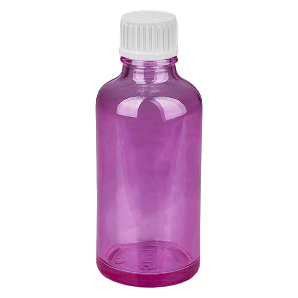 50ml Tropfflasche 0.9mm weiss Standard PurpleLine. UT18/50