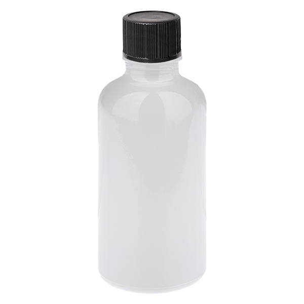 Flacone contagocce da 50 ml 1 mm nero tappo standard WhiteLine UT18/50 Flacone contagocce da 50 ml 1 mm nero tappo standard WhiteLine UT18/50