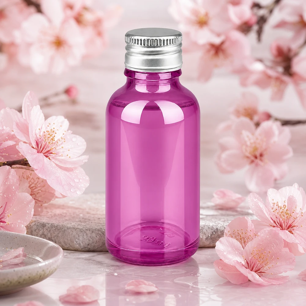 30ml Flasche 11mm Schraubverschluss Alu-Silberer Standard PurpleLine.UT18/30 Premium 30ml Flasche in Violett mit lichtundurchlässigem Glas zum Schutz vor UV-Strahlung