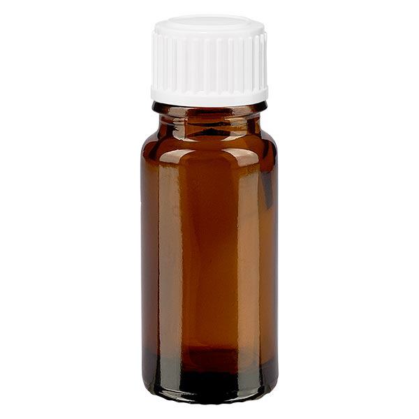 Flacone contagocce marrone da 10ml STD bianco/0,9mm ApoGlas Flacone contagocce marrone da 10ml STD bianco/0,9mm ApoGlas