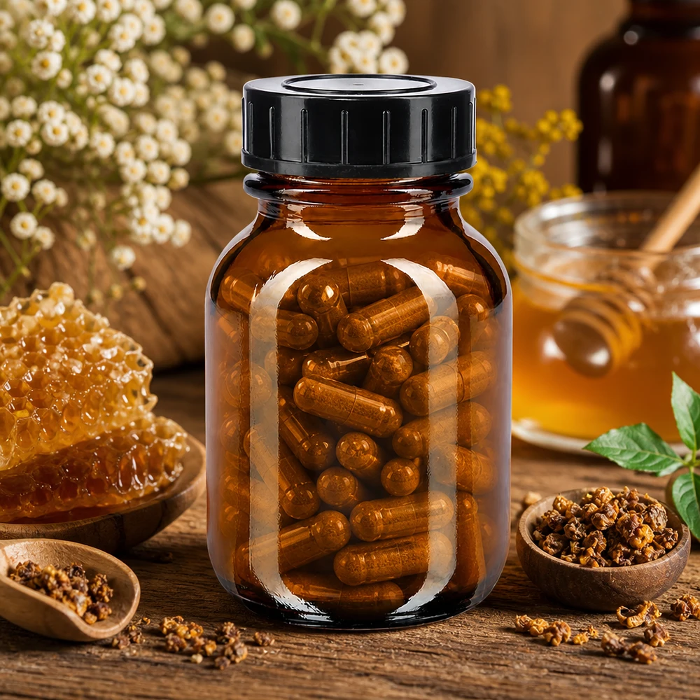 Flacone da 50 ml di alta qualità in vetro ambrato con protezione UV e pratico tappo a vite.