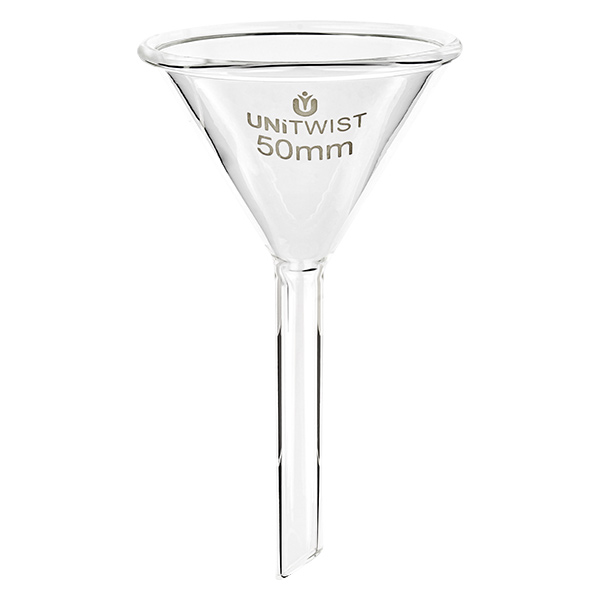 Glastrichter ø50mm Borosilikat UNiTWIST