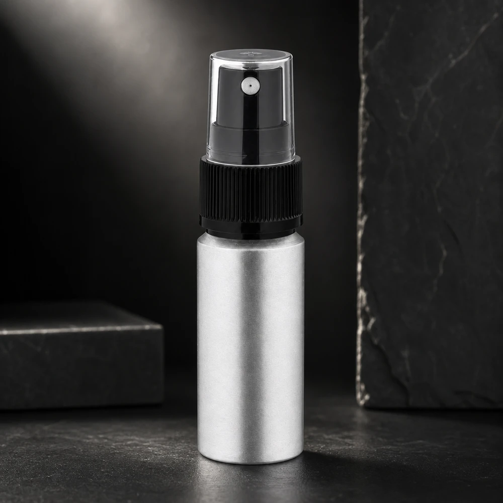 20ml gebeizte Aluflasche mit Zerstäuber Vielseitige 20ml gebeizte Aluminium-Sprühflasche für professionelle Beauty-Anwendungen