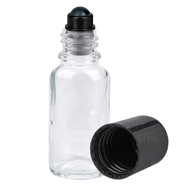 Flacone roll-on da 20 ml nero STD ClearLine UT18/20 Flacone roll-on da 20 ml nero STD ClearLine UT18/20
