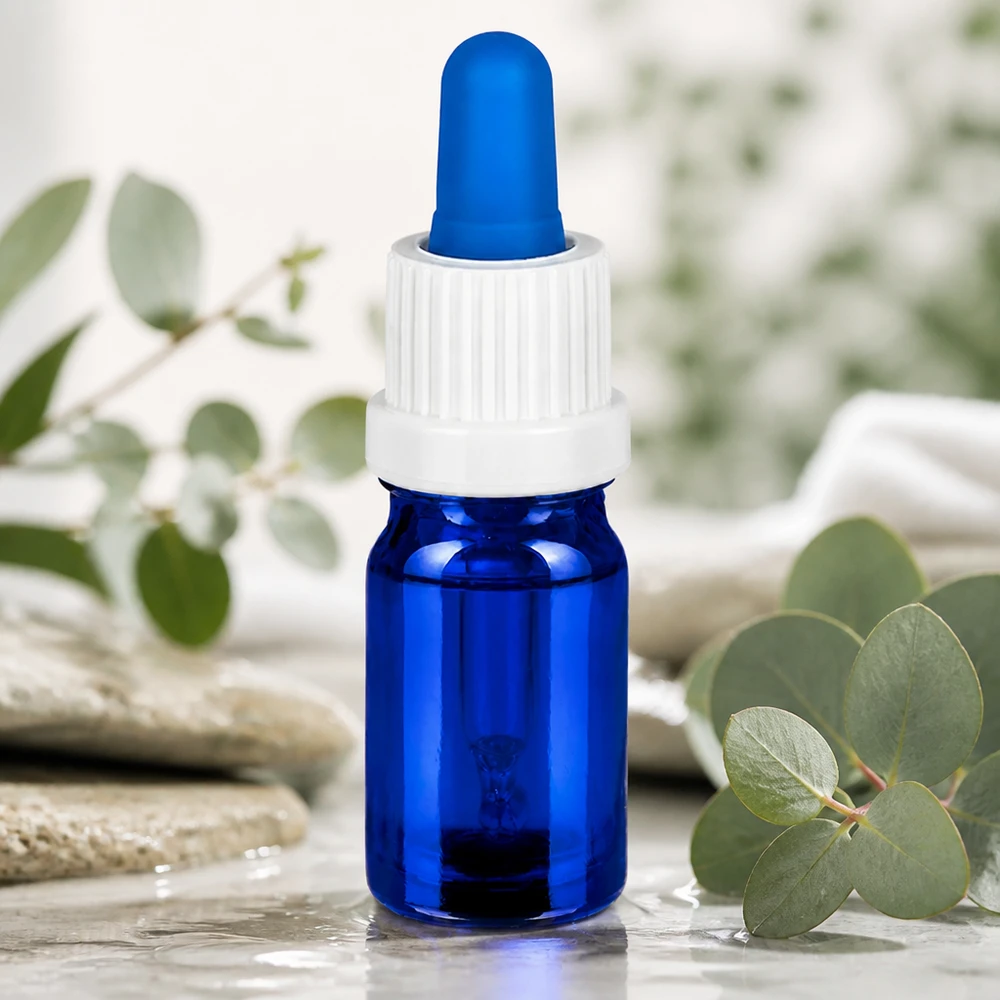 Bottiglia professionale con pipetta da 5 ml ideale per oli essenziali e tinture medicinali