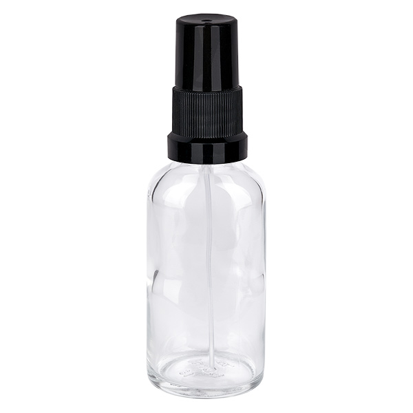 Flacone spray da 50 ml nero STD ClearLine UT18/50 Flacone spray da 50 ml nero STD ClearLine UT18/50