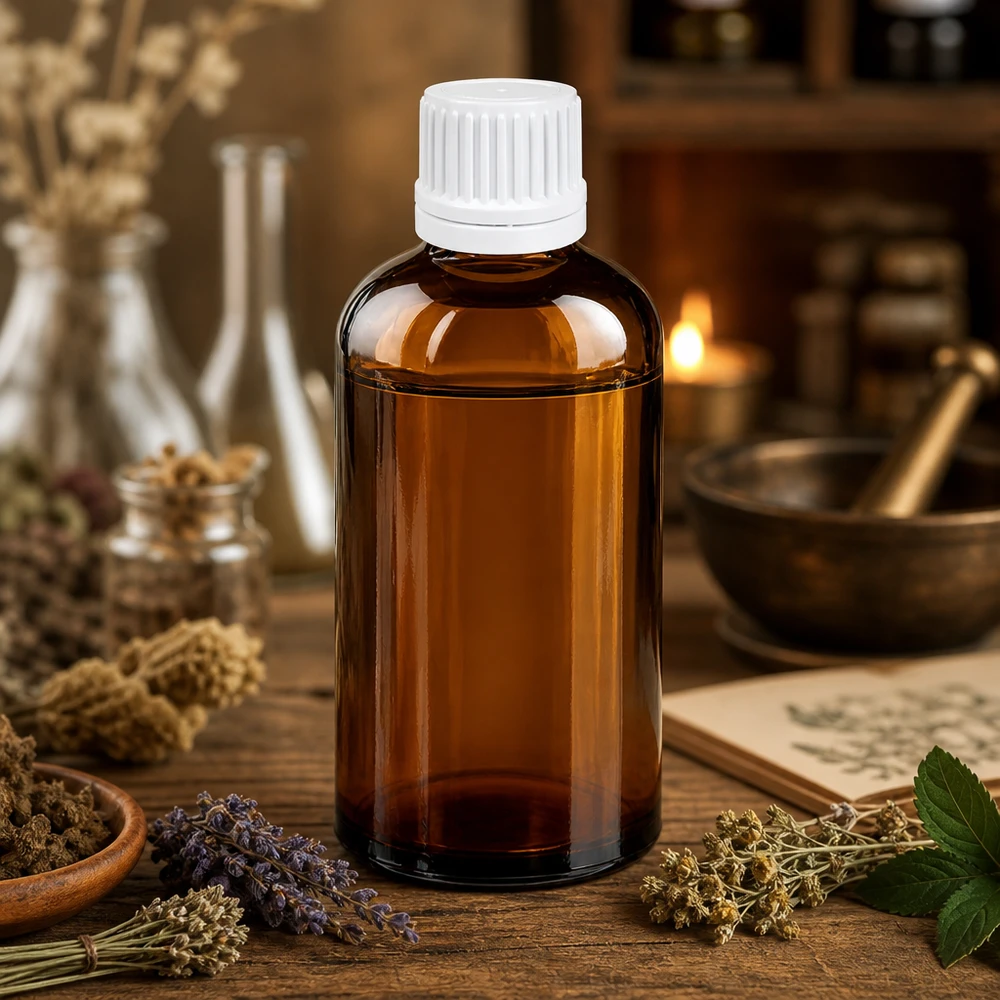 100ml Tropfflasche 0.7mm weiß Originalitätsverschluss BrownLine UT18/100 Ergonomische Flaschenform ermöglicht einfache Handhabung bei präziser Tropfendosierung 100ml