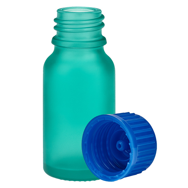 10ml Flasche 11mm Schraubverschluss blau Standard GreenLine UT18/10