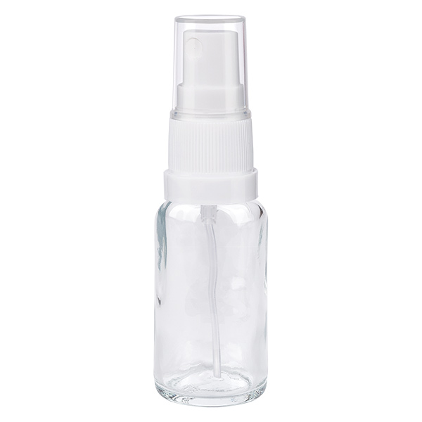 Flacone spray da 20 ml bianco/tr. STD ClearLine UT18/20 Flacone spray da 20 ml bianco/tr. STD ClearLine UT18/20