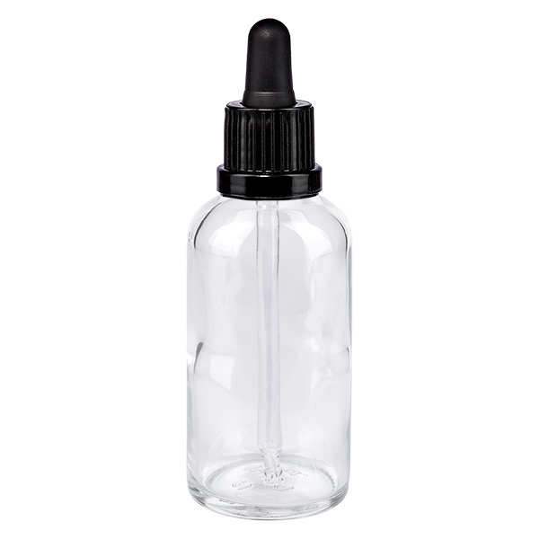 50ml Pipettenflasche schwarz Originalitätsverschluss ClearLine UT18/50