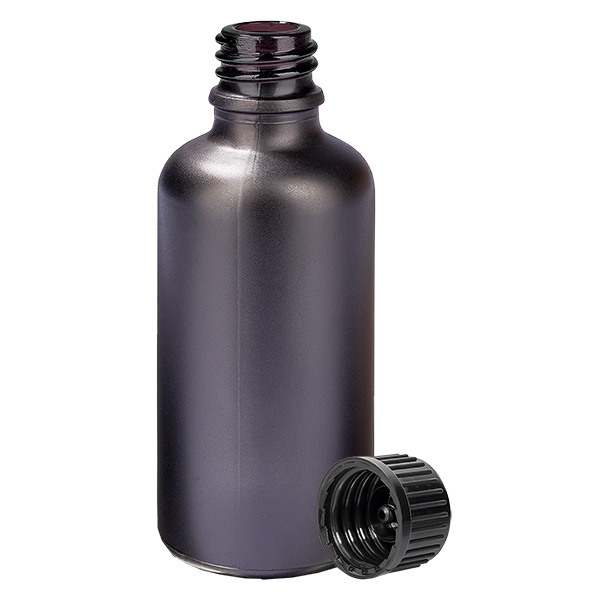 Flacone da 50ml 11mm SV nero STD BlackLine UT18/50 Flacone da 50ml 11mm SV nero STD BlackLine UT18/50
