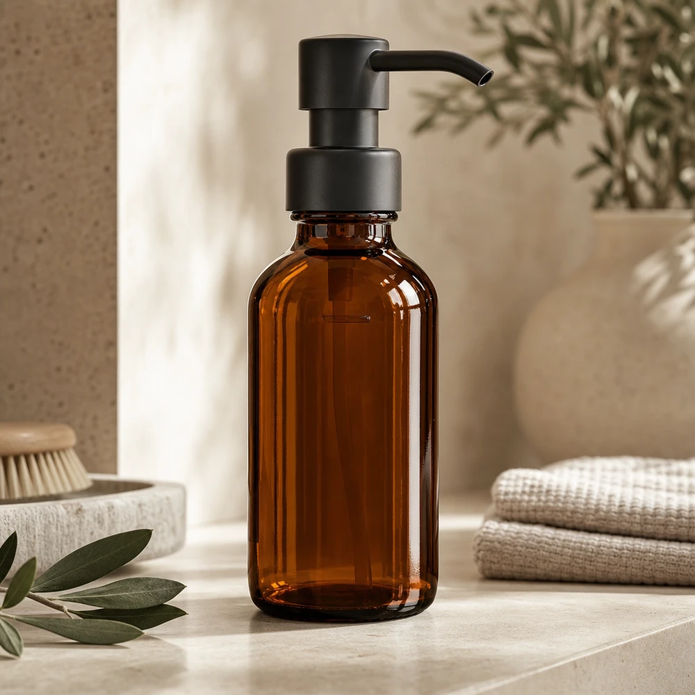 Flacone per medicinali da 30ml marrone, senza tappo PP28 ApoGlas