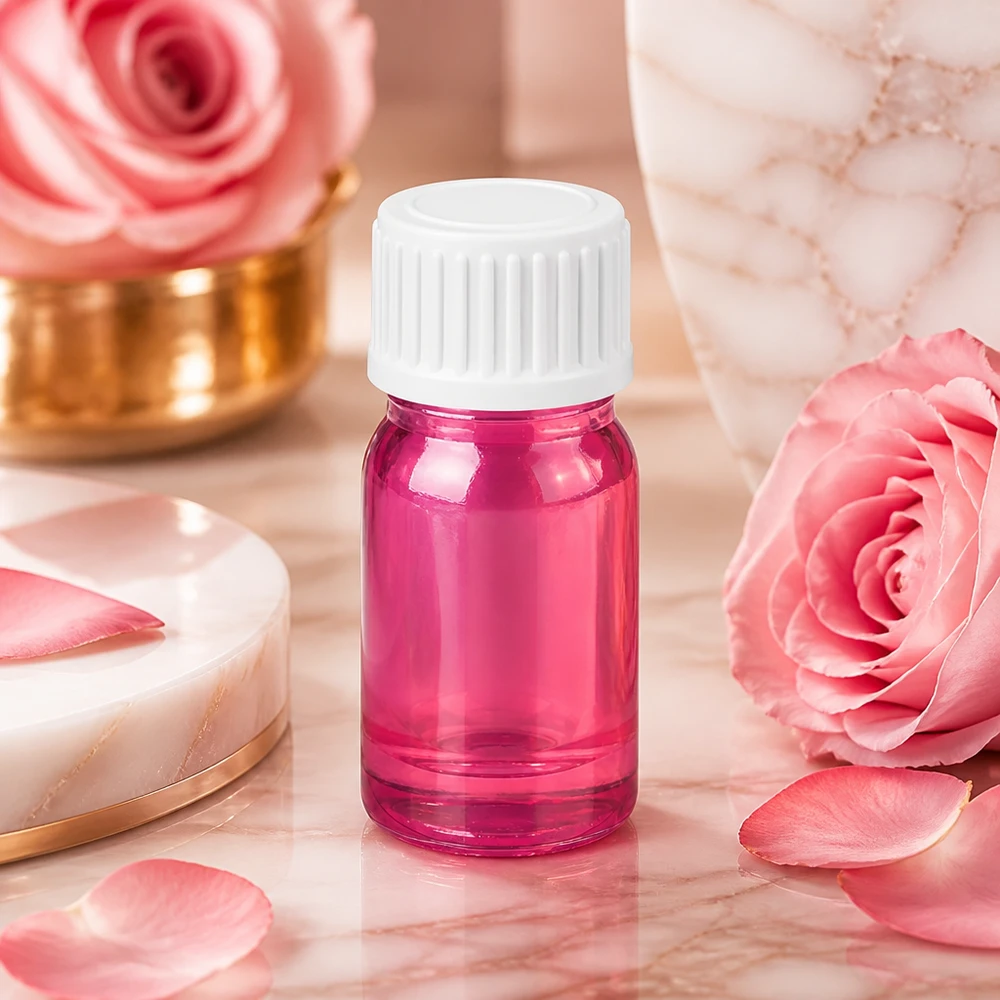 5ml Tropfflasche 0.9mm weiss Standard PurpleLine UT18/5 Hochwertige 5ml Tropfflasche violett für Labor und Aromatherapie mit STD Gewinde PurpleLine