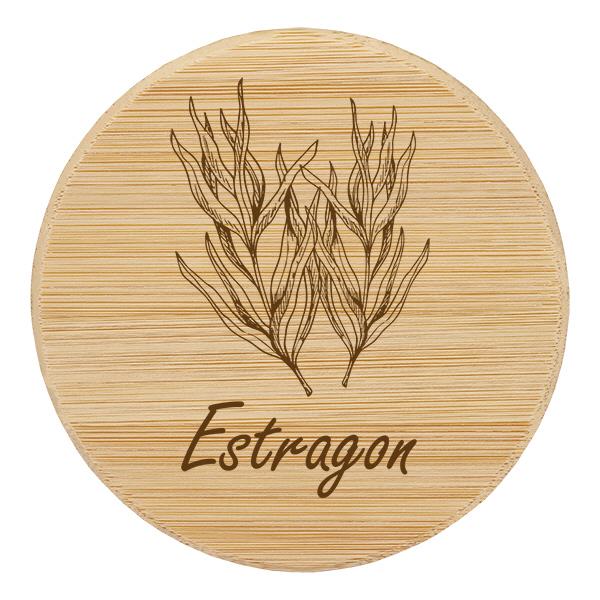 Holzdeckel "Estragon" für WECK RR60