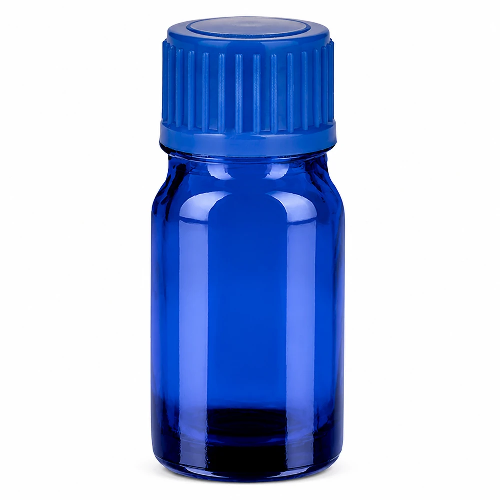 Flacon de 5ml 11mm SV bleu STD BlueLine UT18/5 Flacon bleu de 5ml avec bouchon à visser 11mm parfait pour le laboratoire et la recherche