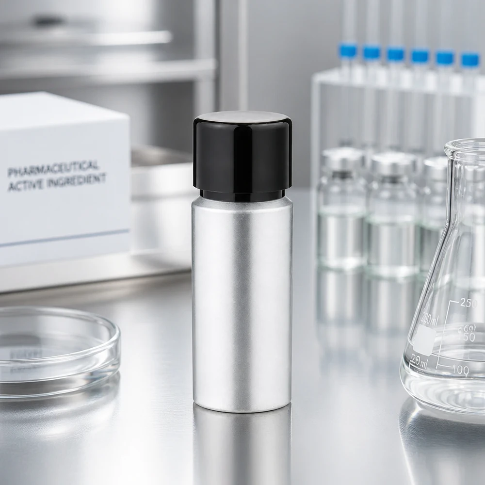 20ml gebeizte Aluflasche mit Schraubkappe Pharmaqualität 20ml Aluflasche mit Schraubkappe - steril und sicher für medizinische Anwendungen