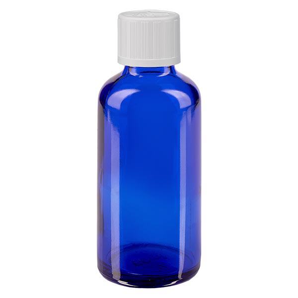 Contagocce blu da 50 ml. STD KiSi bianco/1,2mm ApoGlas Contagocce blu da 50 ml. STD KiSi bianco/1,2mm ApoGlas