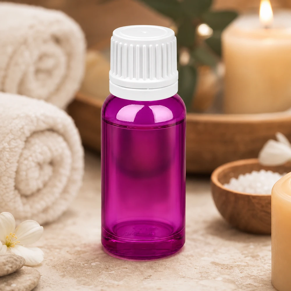 20ml Flasche 11mm Schraubverschluss weiss Originalität Schraubverschlusserschluss PurpleLine UT18/20 Robuste 20ml Violettglasflasche mit UT18/20 Standard für wiederverwendbare nachhaltige Verpackung