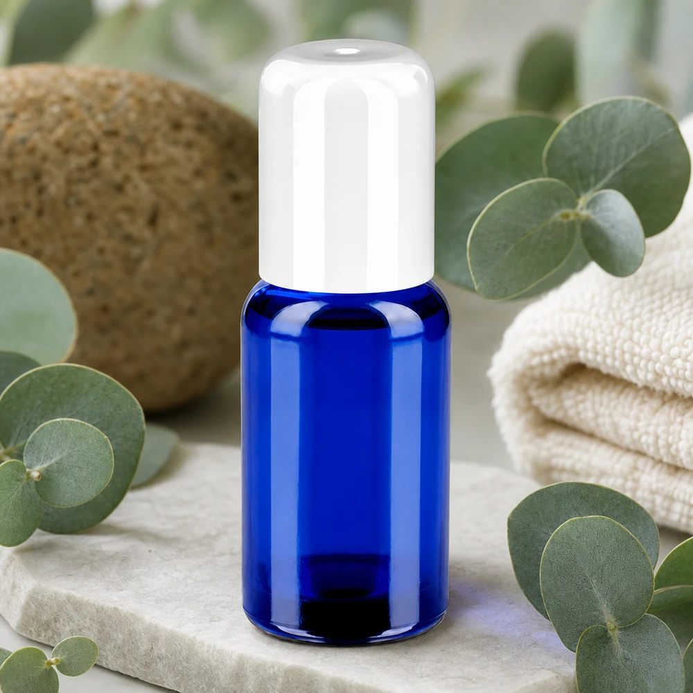 Pratico flacone in vetro con applicatore a sfera rotante da 20 ml, di qualità superiore.