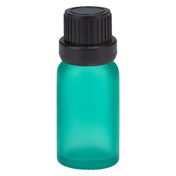 Flacone contagocce da 10 ml 2 mm nero OV GreenL. UT18/10 Flacone contagocce da 10 ml 2 mm nero OV GreenL. UT18/10