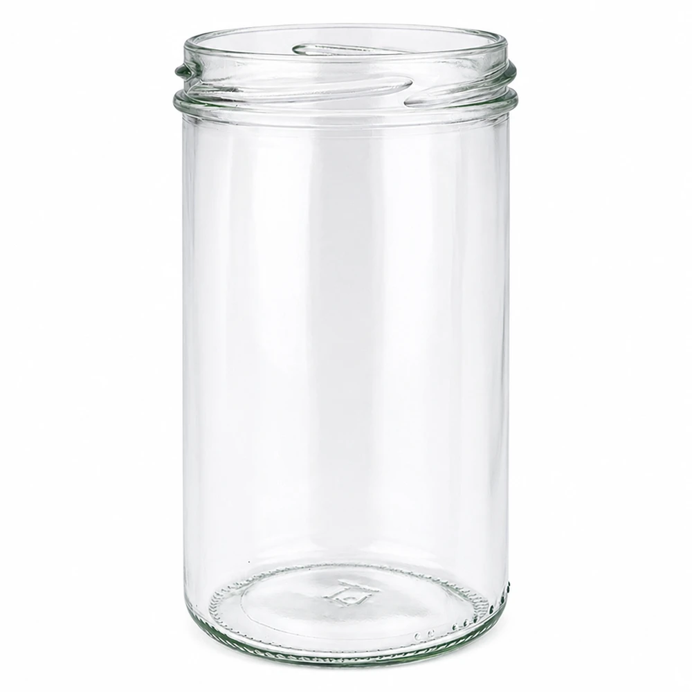 UNiTWIST Sturz277 Sturzglas 277ml TO66 Einmachglas transparent leer ohne Deckel Marmeladenglas Konservenglas