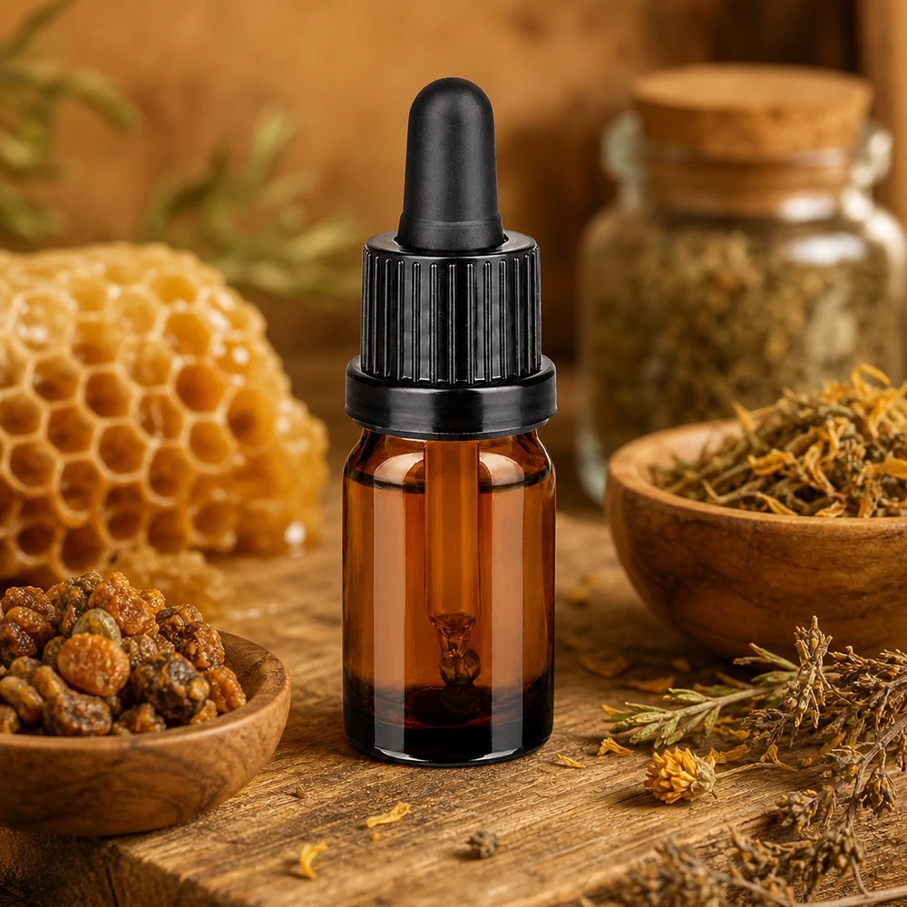 BrownLine UT18/5 bottiglia a pipetta da 5 ml con tappo contagocce preciso per estratti naturali
