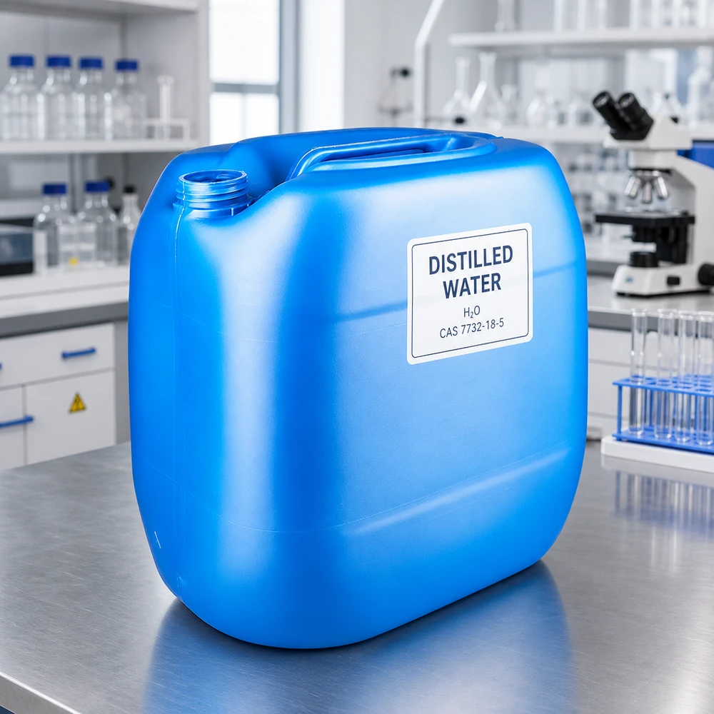 Blauer Lagerkanister 30 Liter ohne Verschluss ideal für Laboranwendungen und Flüssigkeiten