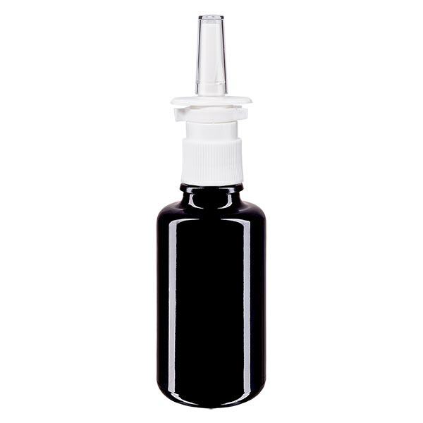 Flacone farmacia viol. 30ml nebulizzatore nasale bianco St Flacone farmacia viol. 30ml nebulizzatore nasale bianco St