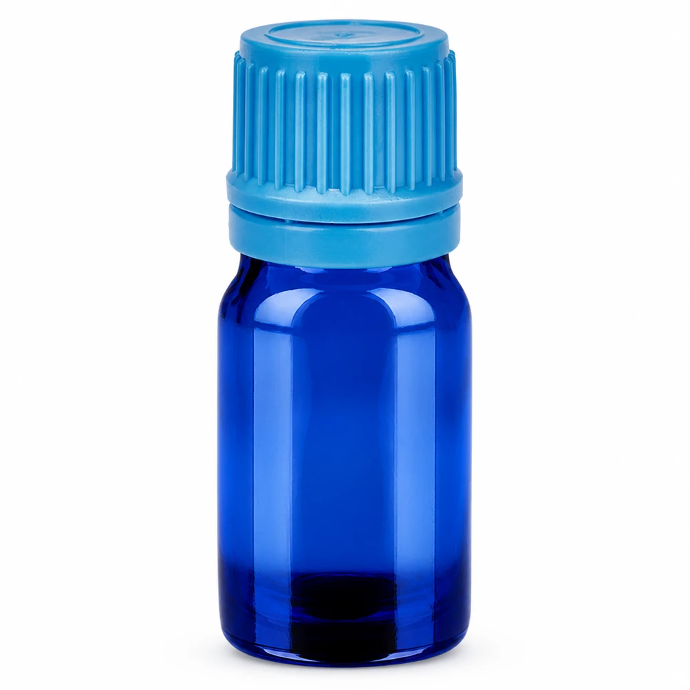 Flacon 5ml 11mm SV bleu OV BlueLine UT18/5 Flacon à visser 11mm 5ml en bleu pour les applications en laboratoire et en pharmacie