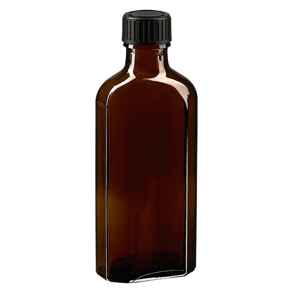 100 ml Meplat tappo a vite marrone con disco di tenuta EPE 100 ml Meplat tappo a vite marrone con disco di tenuta EPE