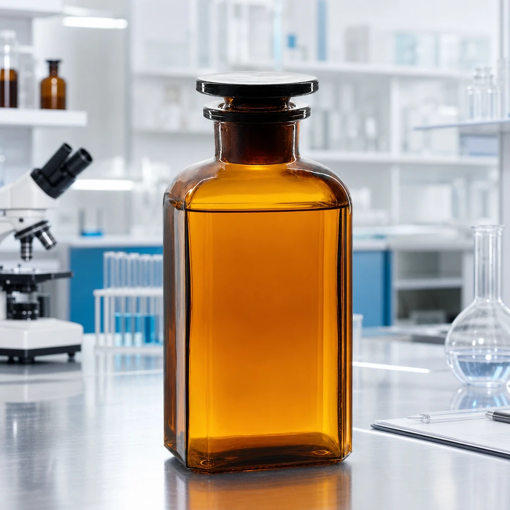 Vierkantflasche 250ml braun Weithals Glasstopfen Braunglasflasche 250ml viereckig Weithals Glasstopfen für Laborchemikalien Extrakte