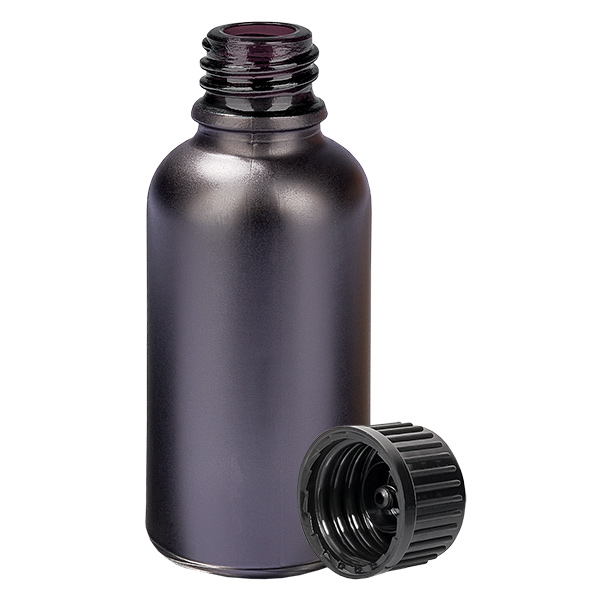 30ml Flasche 11mm Schraubverschluss schwarz Standard BlackLine UT18/30
