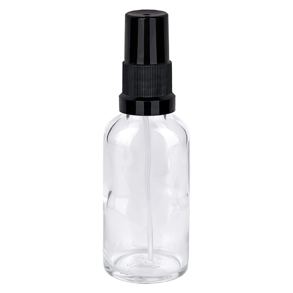 Flacone spray da 30 ml nero STD ClearLine UT18/30 Flacone spray da 30 ml nero STD ClearLine UT18/30