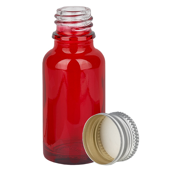 20ml Flasche 11mm Schraubverschluss Alu-Silber Standard RedLine UT18/20
